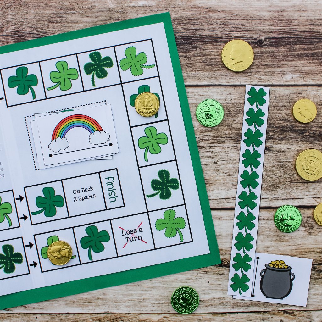 shamrock measuring activity nonstandard measurement game