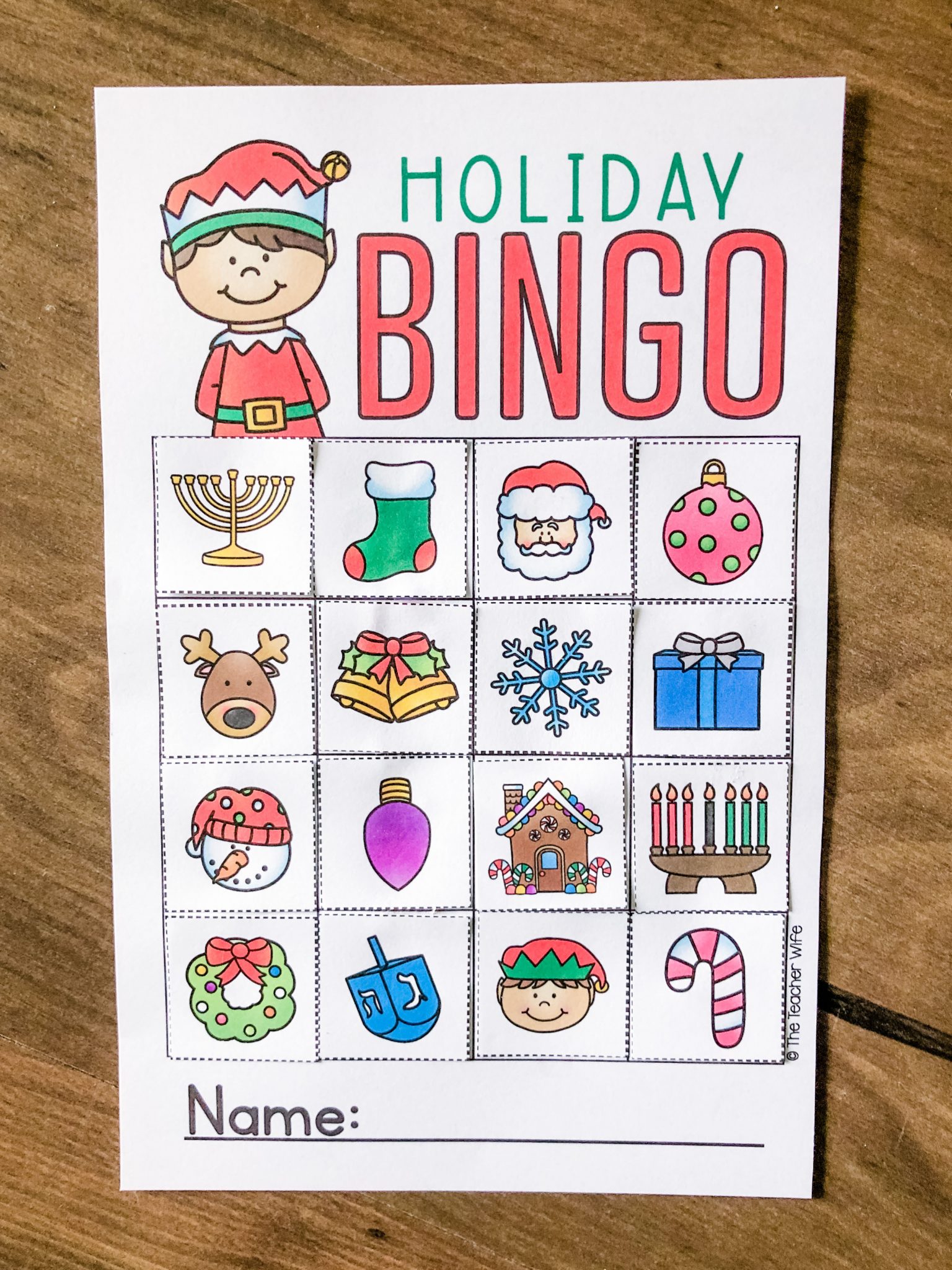 Holiday Bingo Set - The Teacher Wife