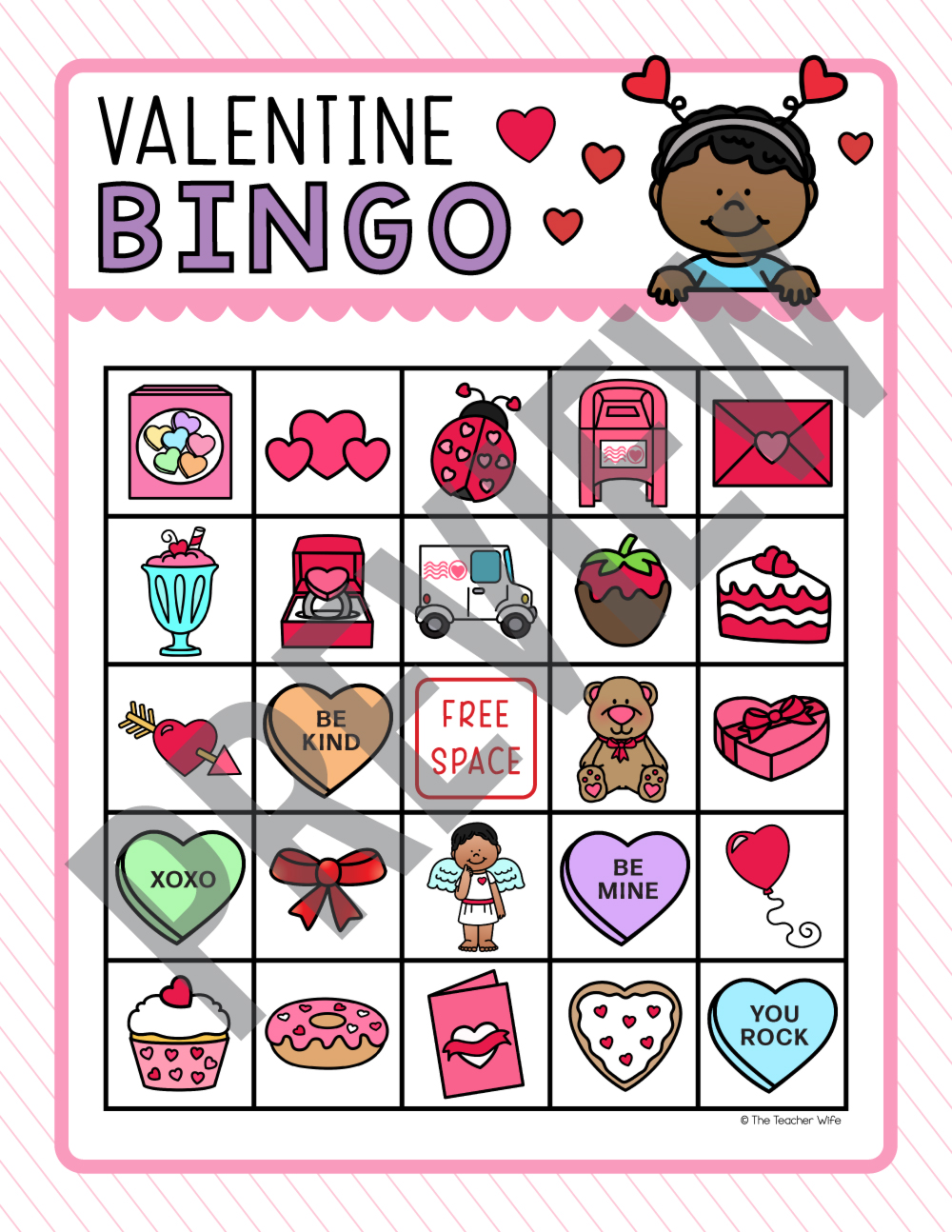 Valentine Bingo - The Teacher Wife